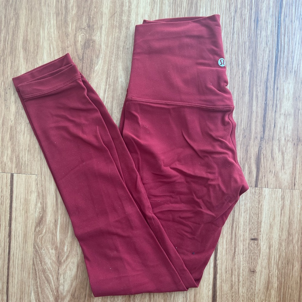 Lululemon align pants red size 4